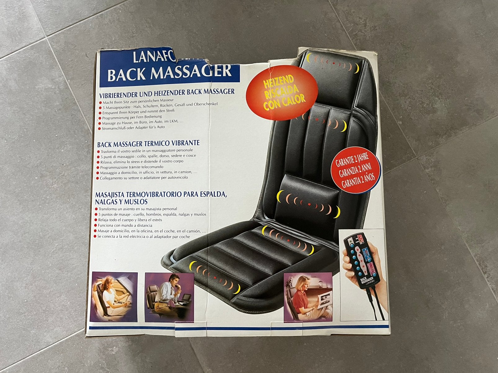 Massagekussen (met aansluitingen voor auto), Enlèvement, Comme neuf
