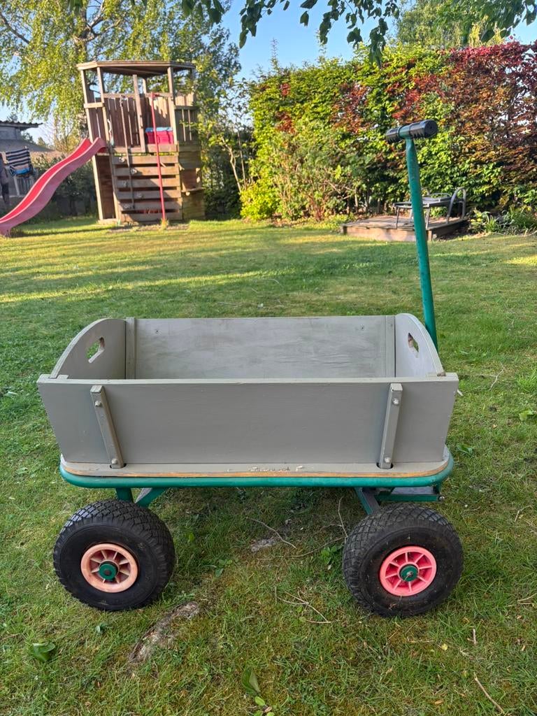 Houten bolderkar, Caravans en Kamperen, Bolderkarren, Ophalen, Gebruikt