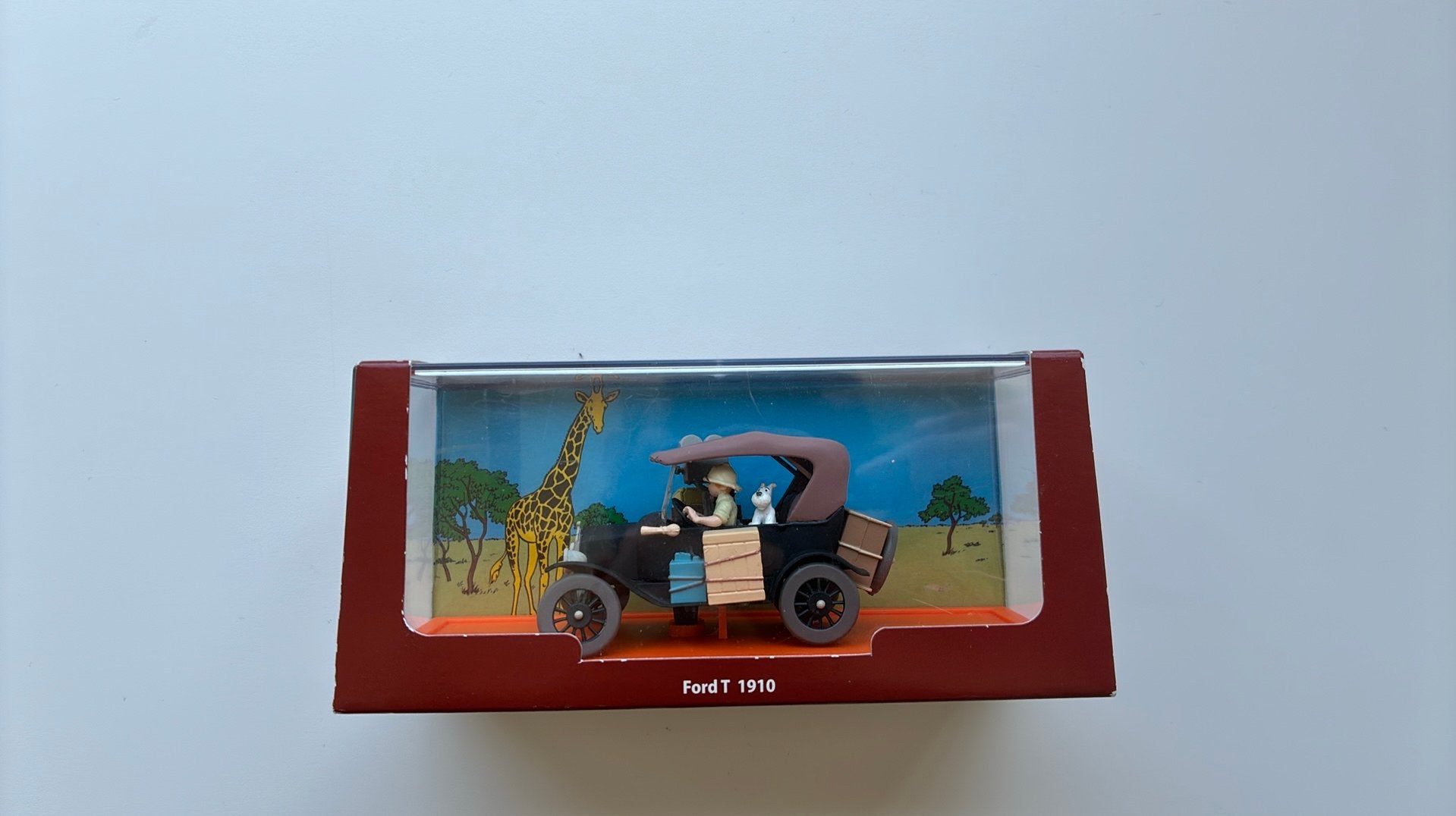 Ford T van Kuifje in Congo (Afrika) miniatuurversie, Ophalen, Zo goed als nieuw, Auto