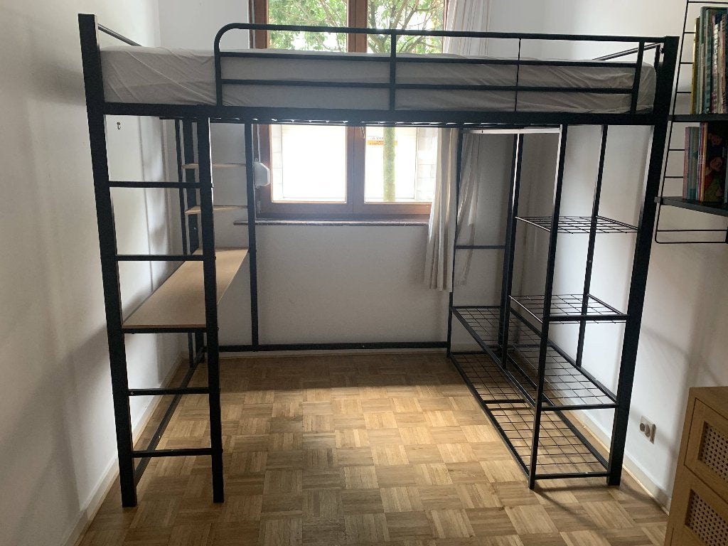 LIT MEZZANINE, Maison & Meubles, Enlèvement, 200 cm, 160 à 180 cm, 140 cm