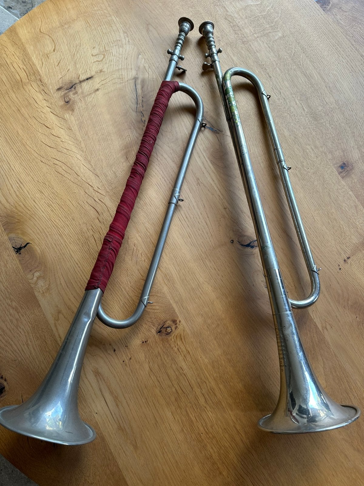 Klaroen, 2 stuks, Musique & Instruments, Instruments à vent | Cors, Enlèvement, Utilisé