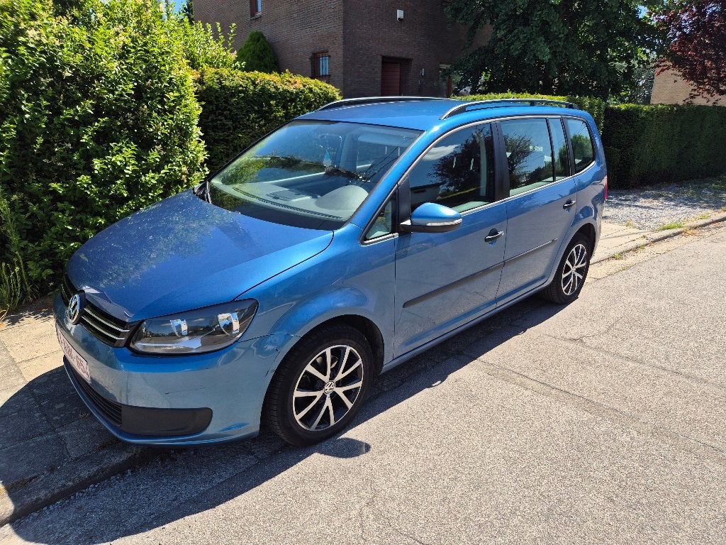 Volkswagen Touran 7-zits 1.6 CR TDi Trendline BMT Start, Auto's, 121 g/km, Euro 5, Zwart, 4 cilinders