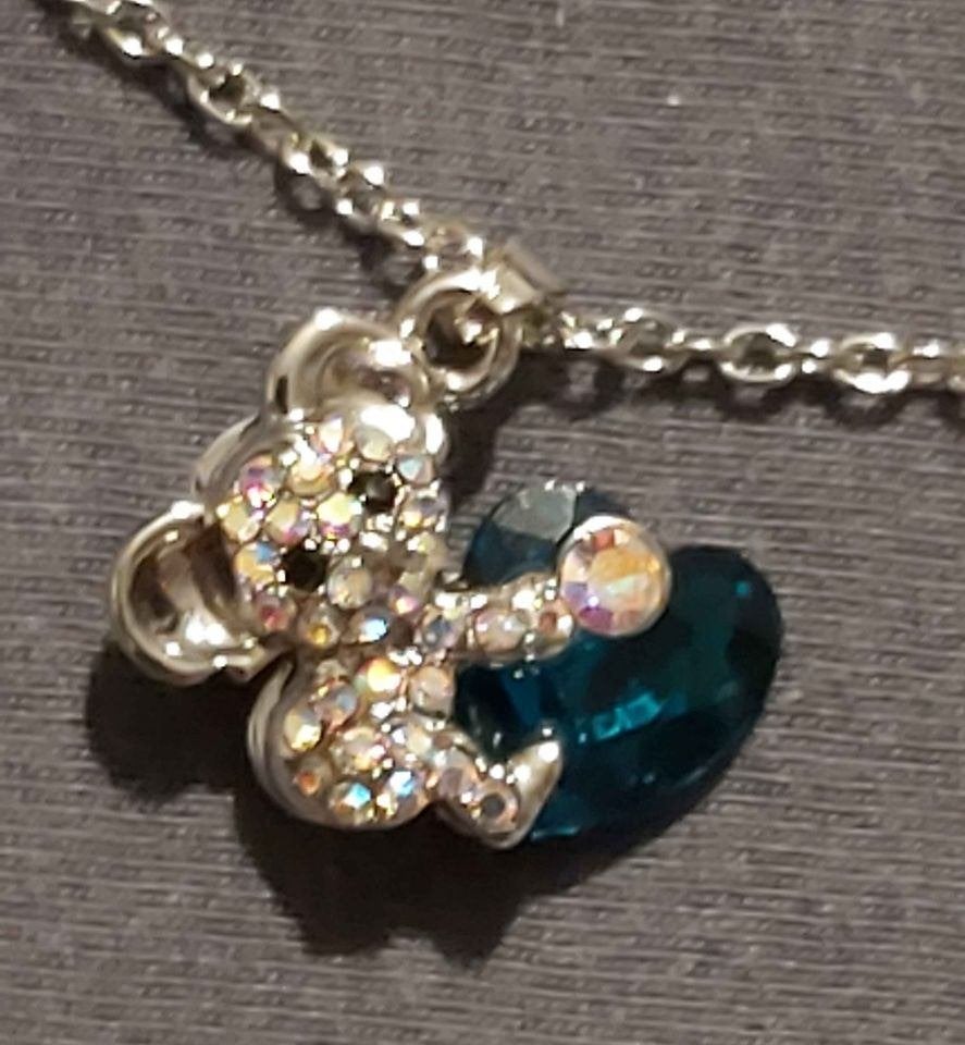 Hanger Koala met hart, in strass, of sleutelhanger, NIEUW, Nieuw, Ophalen of Verzenden, Hart, Zilver