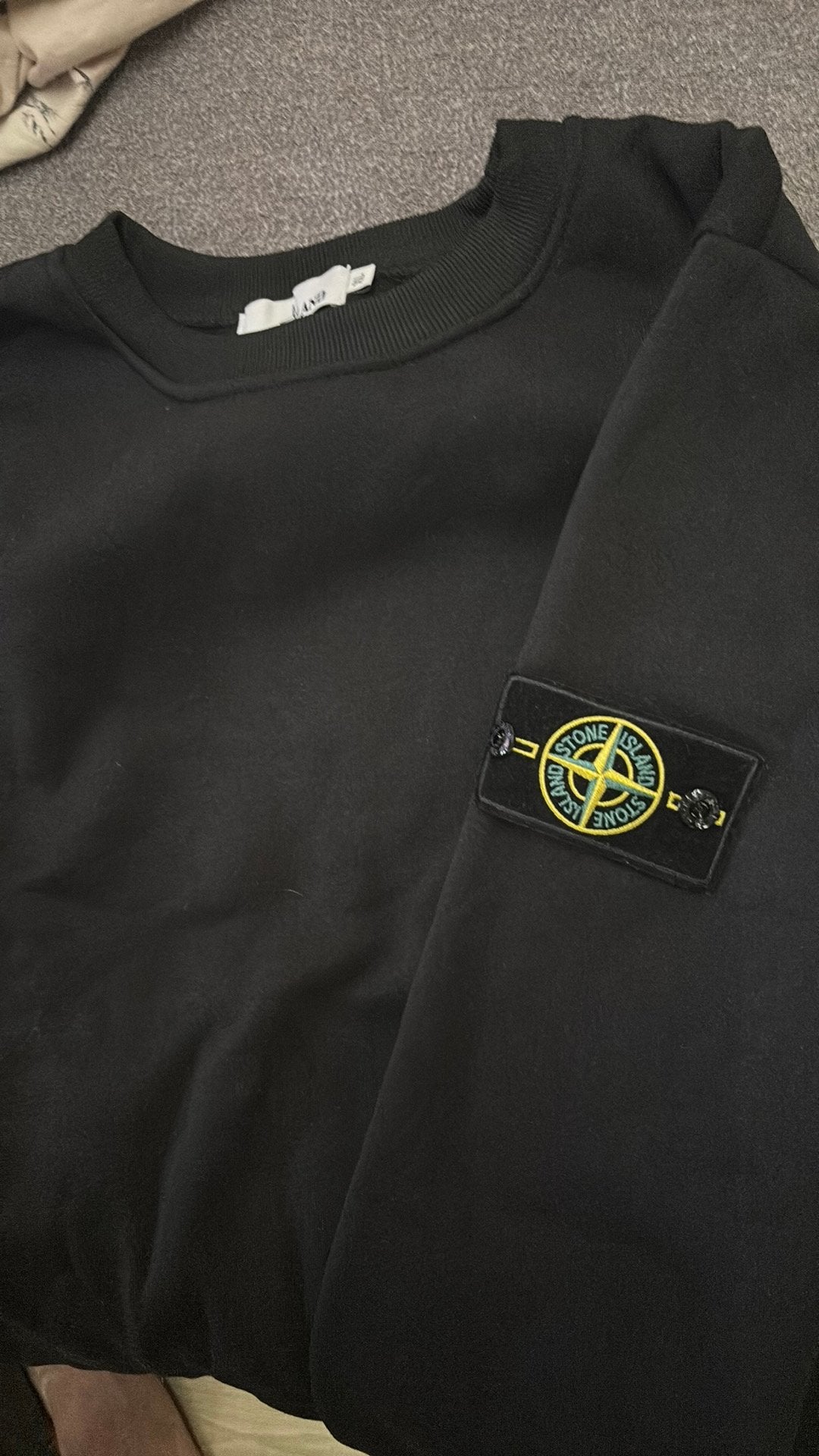 Stone islad trui, Ophalen, Nieuw, Maat 56/58 (XL), Zwart