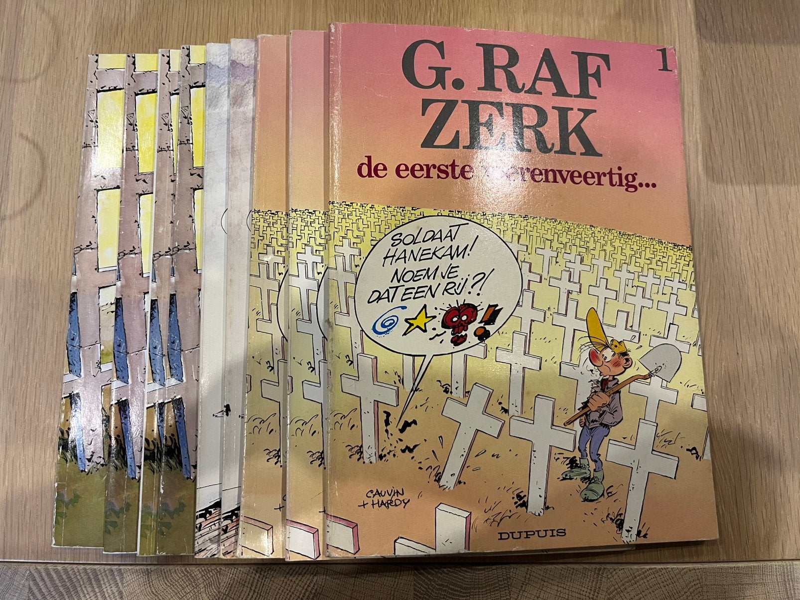 G. Raf Zerk - 3x1,2x2 en 4x4, Meerdere stripboeken, Ophalen of Verzenden