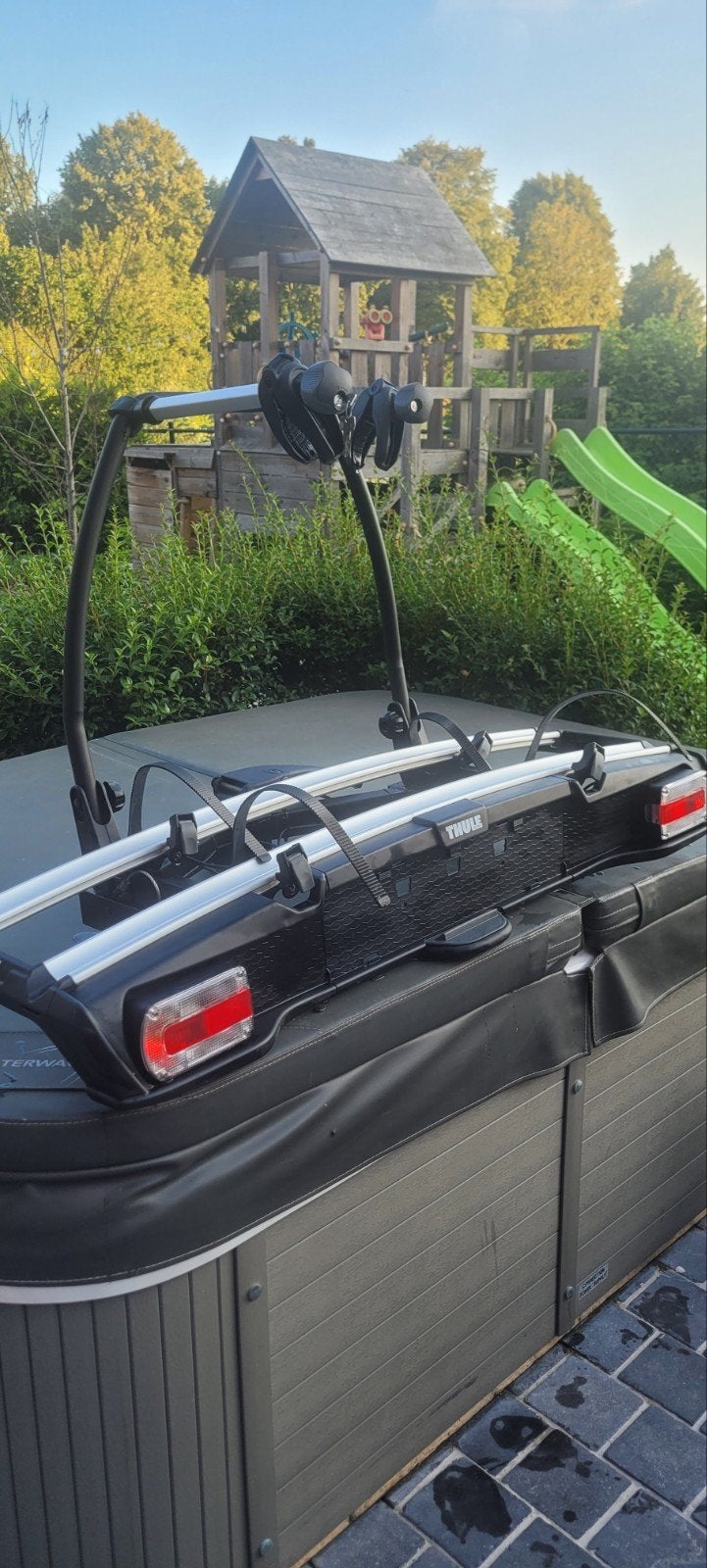 Thule VeloSpace 918, Ophalen, Zo goed als nieuw, 2 fietsen, Trekhaakdrager