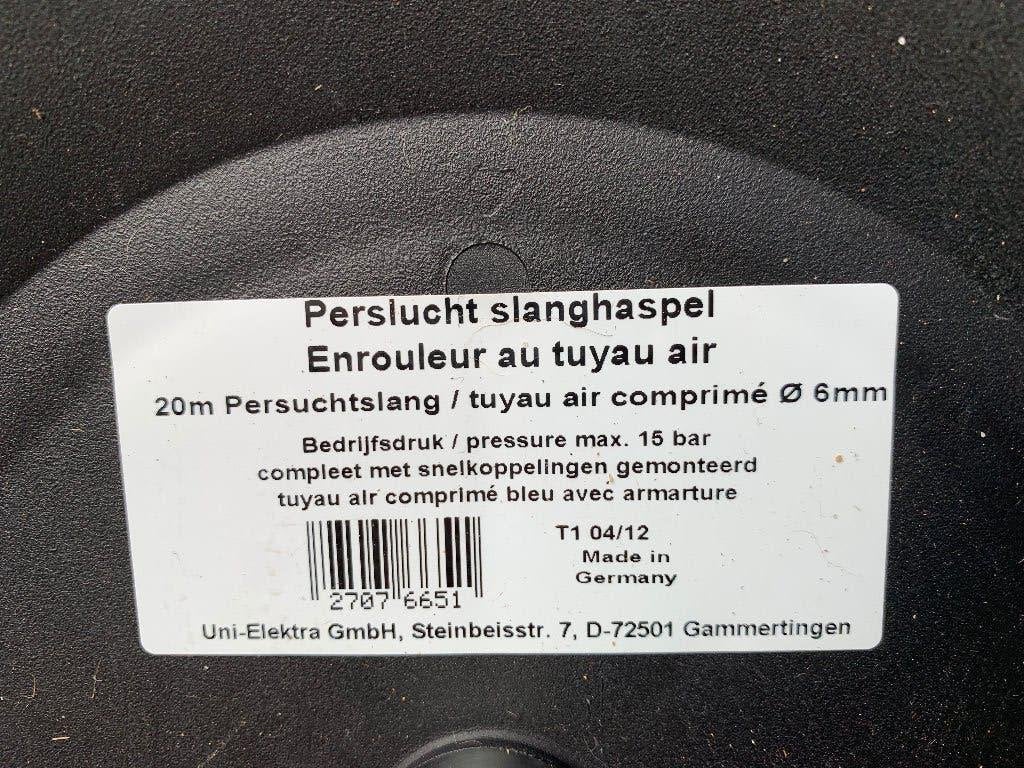 Perslucht slang haspel, Enlèvement, Comme neuf, 10 bars ou plus