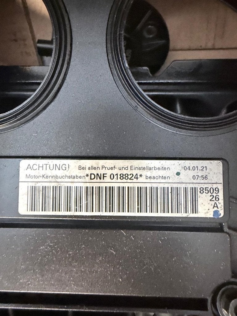 GTI motor voor onderdelen DNF code, Ophalen, Volkswagen