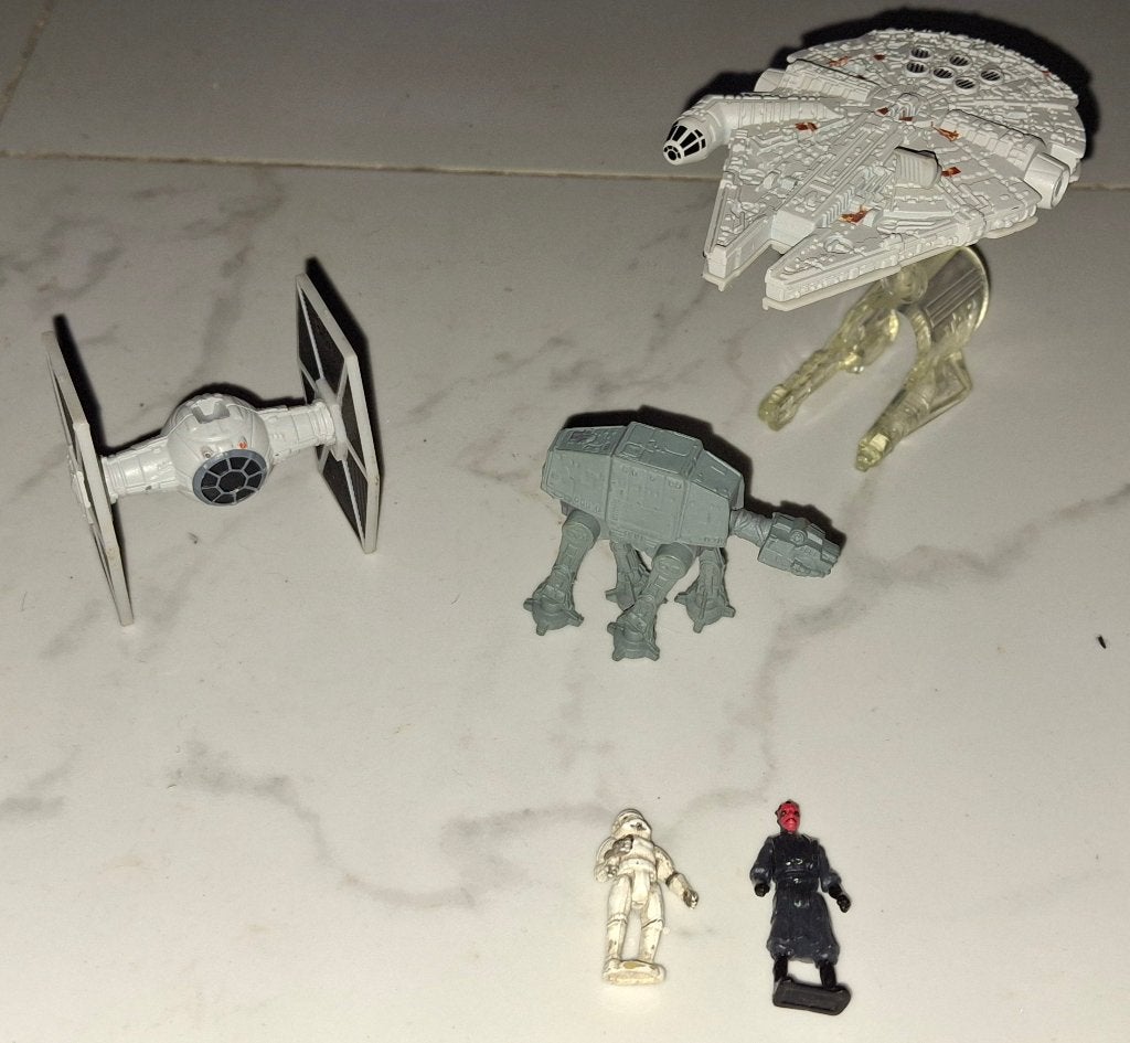 LOT MICROMACHINE STAR WARS, Collections, Star Wars, Utilisé, Figurine, Enlèvement ou Envoi