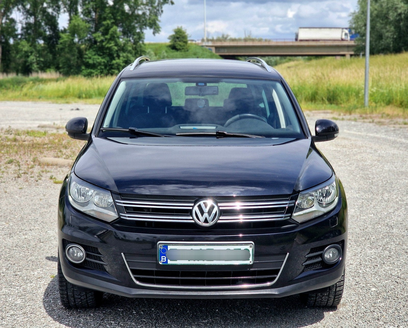 Volkswagen Tiguan 1.4 TSI Benzine – 2012 – Topstaat Euro5a, Auto's, Euro 5, Zwart, Alcantara, Zwart