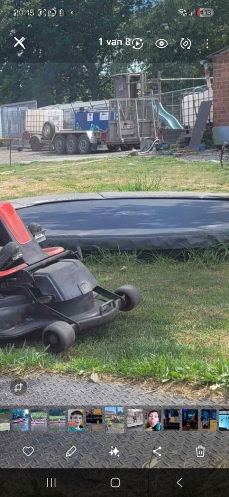 Trampoline inground 330, Kinderen en Baby's, Ophalen, Gebruikt