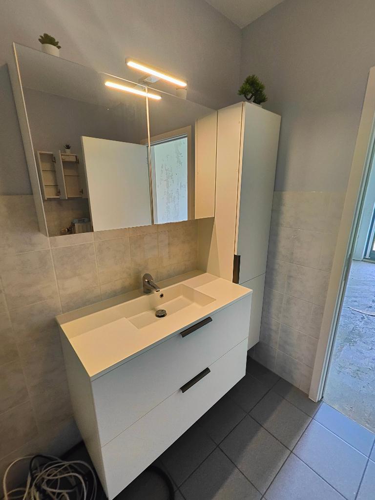 Meuble de salle de bain, Enlèvement, Comme neuf, Meuble lavabo
