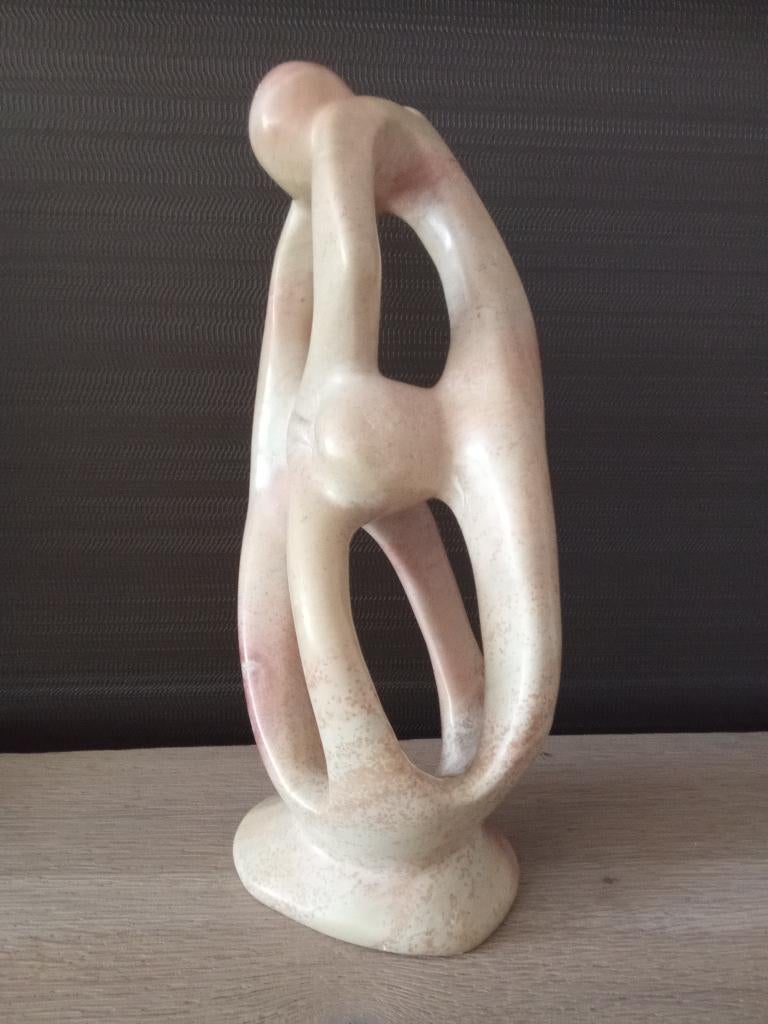 Beeld 35cm in onyx, Antiek en Kunst, Ophalen of Verzenden