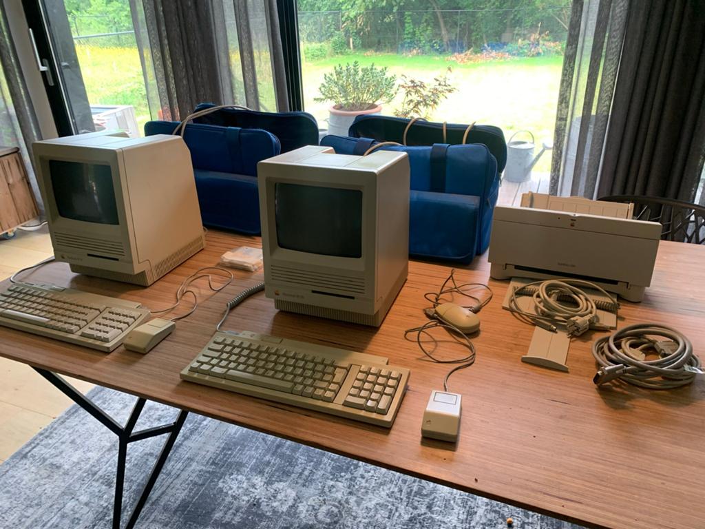 Apple Macintosh vintage SE30 full sets mint condition, Huis en Inrichting, Complete inboedels, Ophalen