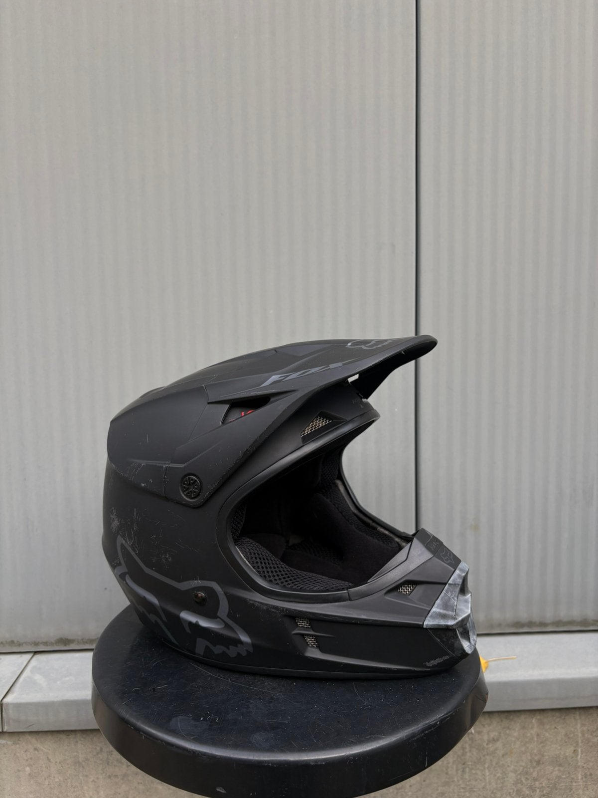 Casque de motocross Fox V1 noir - intégral, Autres marques, Seconde main, Casque off road, Enlèvement