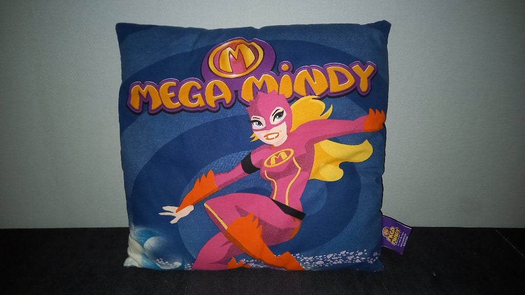 Mega Mindy kussen, Kinderen en Baby's, Speelgoed | Knuffels en Pluche, Ophalen of Verzenden, Gebruikt