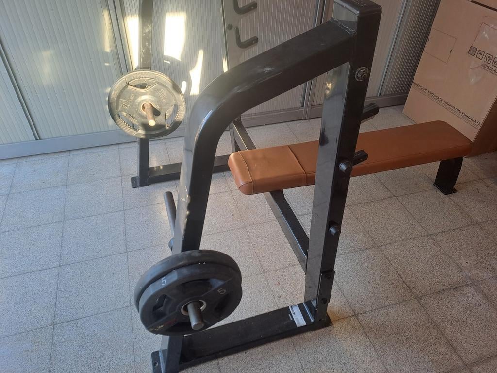 Bankdruk bank Precor USA benchpress, Ophalen, Fitnessbank