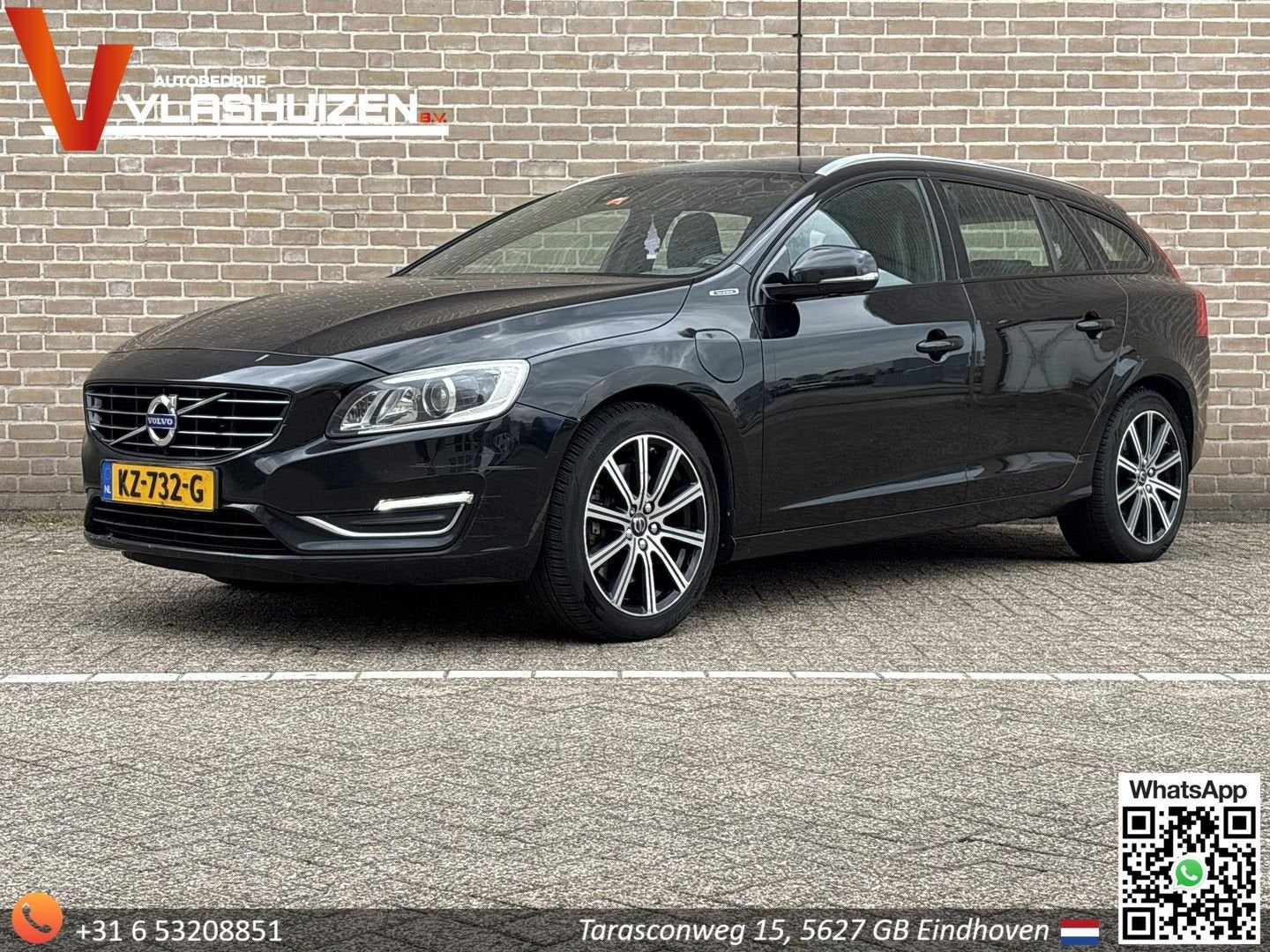 Volvo V60 2.4 D5 Twin Engine Special Edition | Automaat | Le, Auto's, Automaat, 48 g/km, Zwart, Break