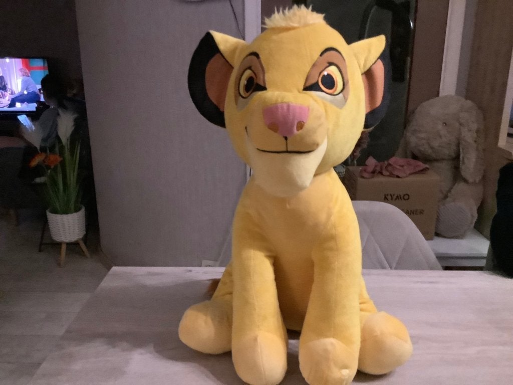 Personnage en peluche Disney Le Roi Lion Simba (sonore), Collections, Enlèvement ou Envoi, Le Roi Lion ou Le Livre de la Jungle