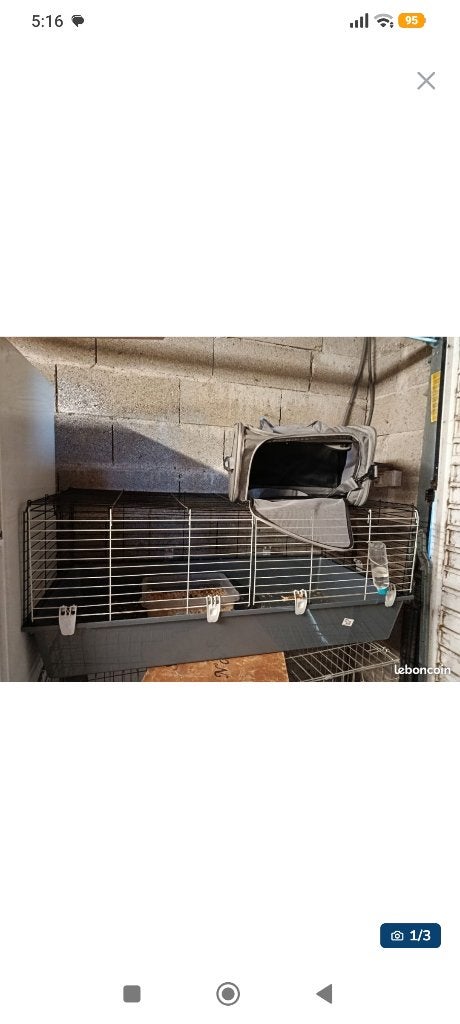 Grande cage a rongeur, Animaux & Accessoires, 90 cm ou plus, Cage, Enlèvement, Utilisé
