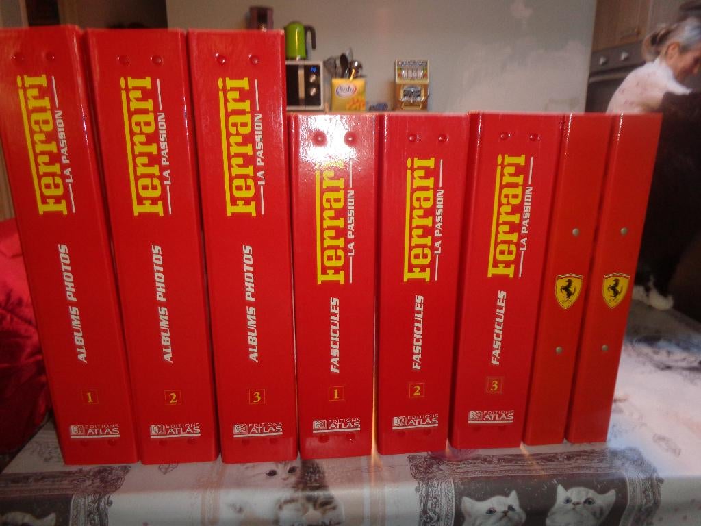 fardes avec fascicules ferrari, Hobby en Vrije tijd, Modelauto's | 1:43, Zo goed als nieuw, Overige typen, Overige merken, Ophalen