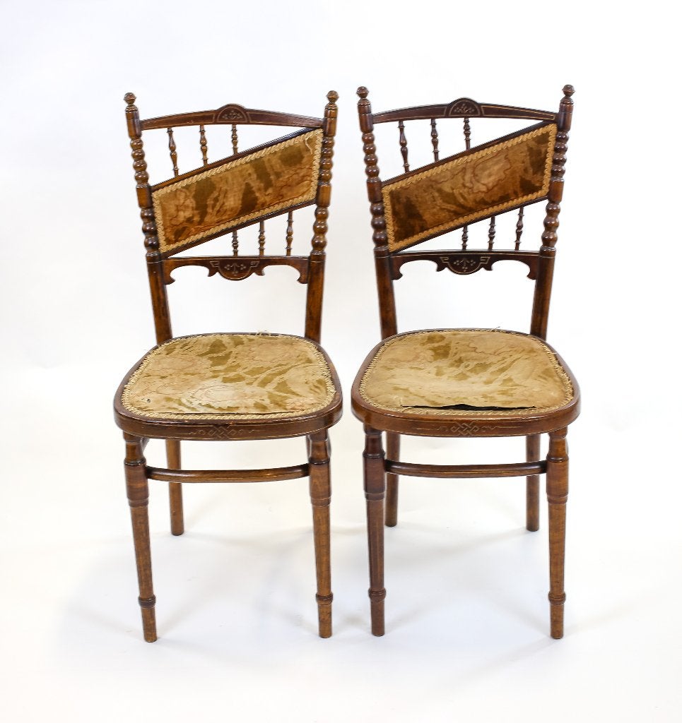 2 antieke stoelen Kohn, Antiek en Kunst, Ophalen