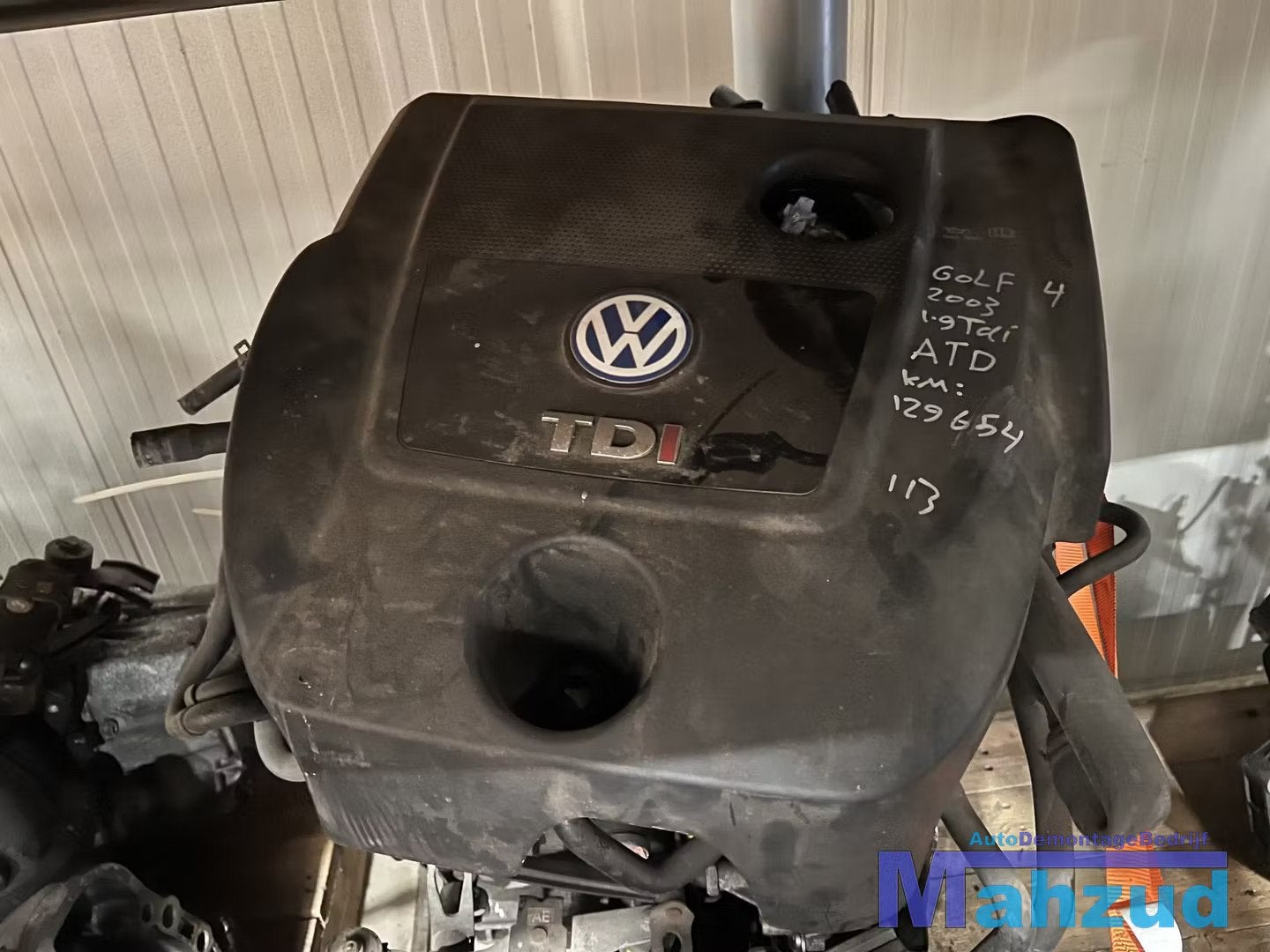 VW GOLF 4 1.9 TDI Motorblok motor ATD, Auto-onderdelen, Motor en Toebehoren, Volkswagen, Gebruikt