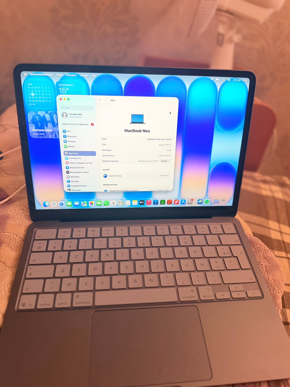Mackbook neo splinternieuw, Computers en Software, Windows Laptops, Ophalen of Verzenden, Zo goed als nieuw