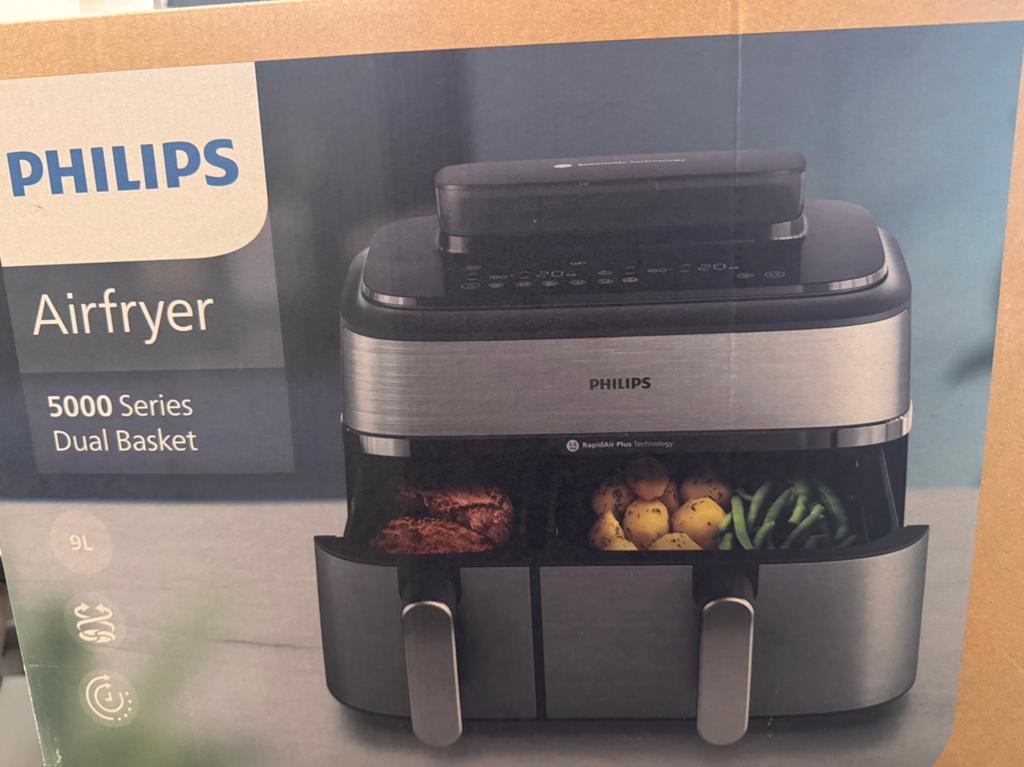 Airfryer NA555/00 met stoomfunctie NIEUW, Electroménager, Friteuses à air, Enlèvement, Neuf, Friteuse à air XL