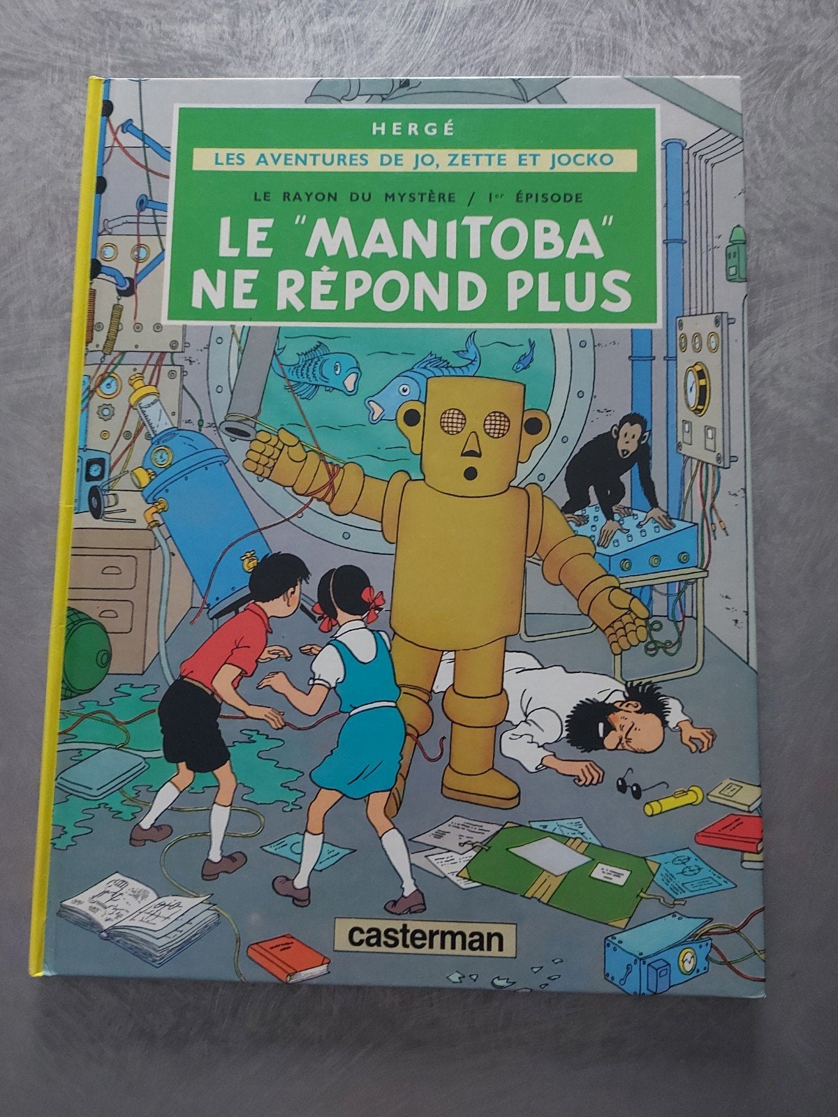 Jo, Zette et Jocko: le manitoba ne répond plus, Enlèvement ou Envoi, Hergé