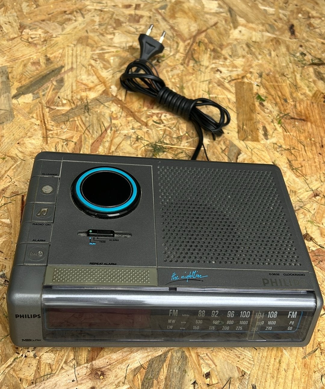 Philips wekkerradio jaren 80, Elektronische apparatuur, Wekkers, Ophalen of Verzenden, Zo goed als nieuw