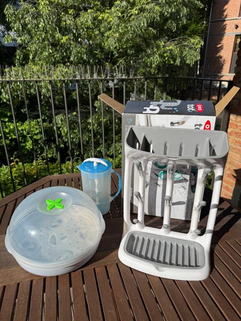 Babyspullen te koop als set – bijna niet gebruikt!, Ophalen, Zo goed als nieuw, Sterilisator