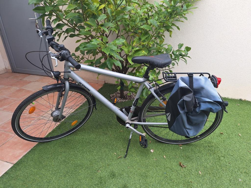 Decathlon herenfiets, Ophalen