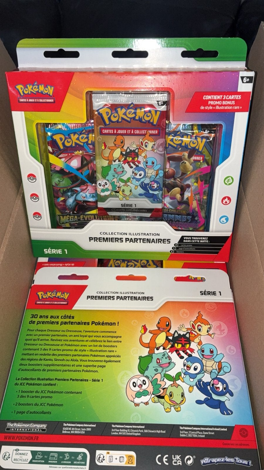 Coffret Collection Illustrations Premiers Partenaires, Hobby & Loisirs créatifs, Jeux de cartes à collectionner | Pokémon, Enlèvement ou Envoi