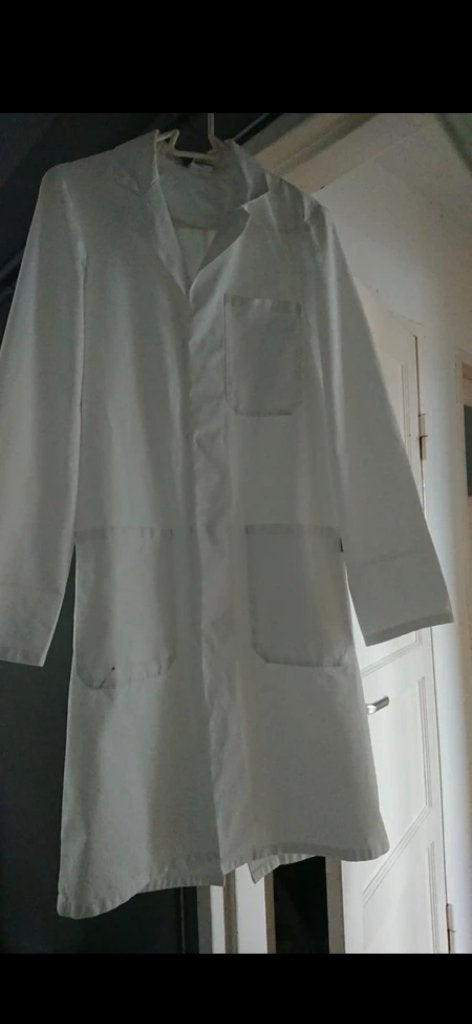 Tablier blouse de laboratoire technicien assistant, Enlèvement ou Envoi, Utilisé