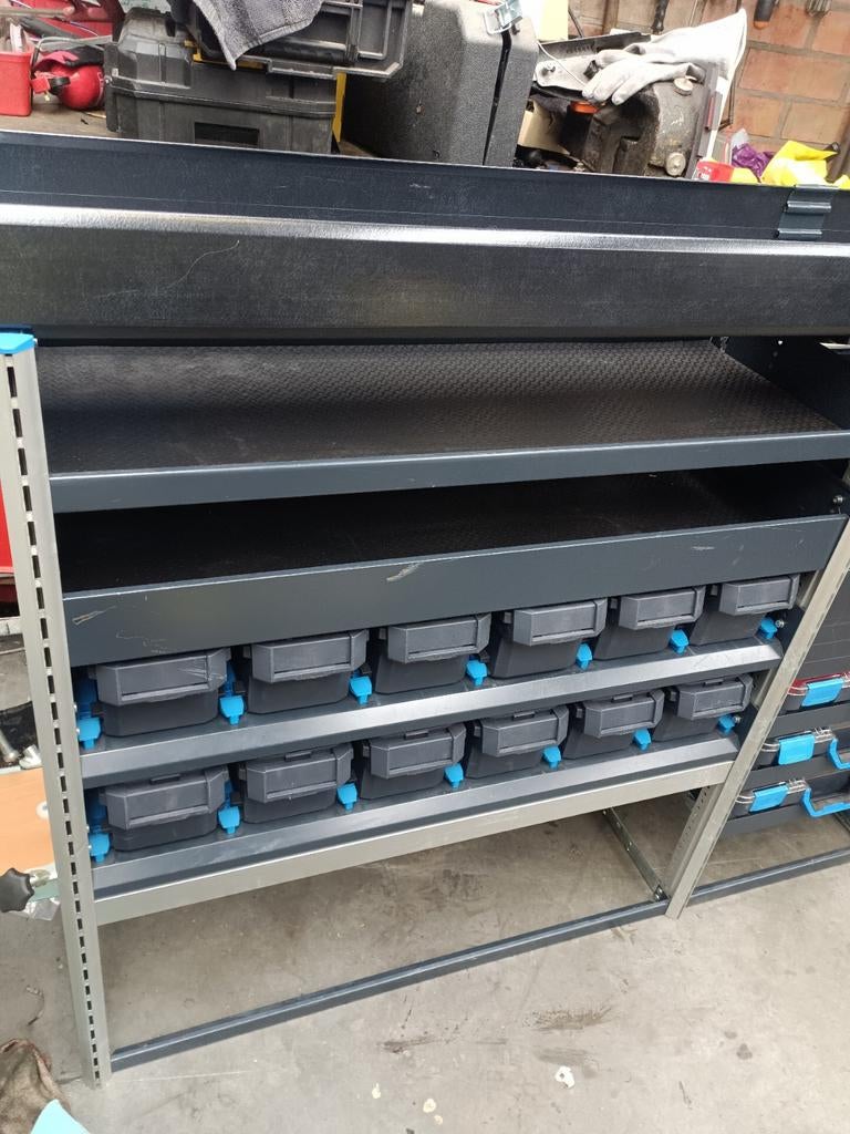 Sortimo rek met Bankschroef, Auto diversen, Auto-accessoires, Ophalen