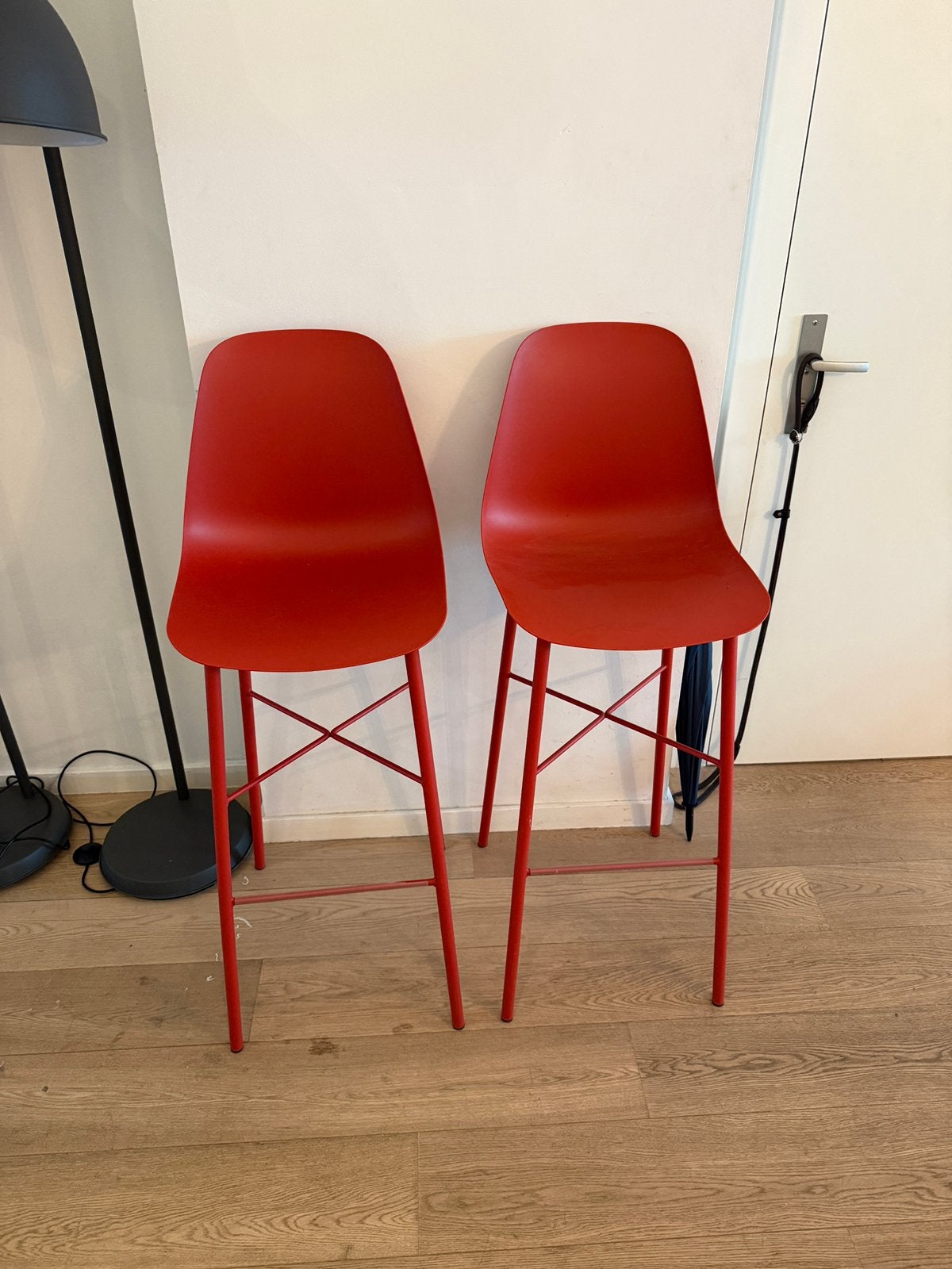 Design Hoge barkrukken Alter Ego, Ophalen, Kunststof, 60 tot 90 cm, Zo goed als nieuw