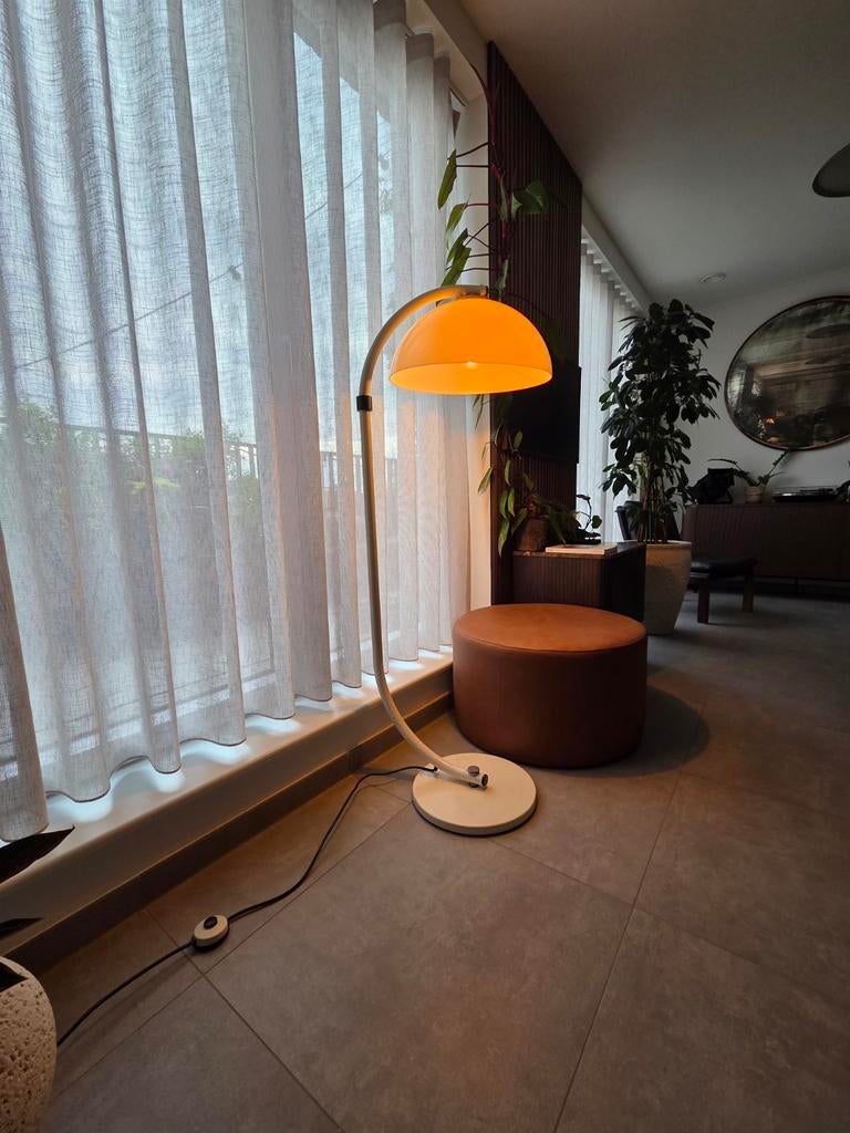 Dijkstra jaren 60 staanlamp vrloerlamp, Huis en Inrichting, Lampen | Vloerlampen, Ophalen