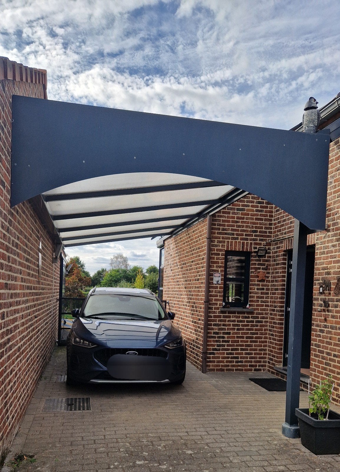 Carport/ overkapping 6.06m x 2.66m, Enlèvement, Carport