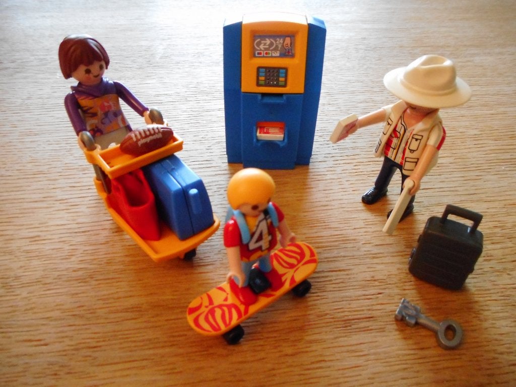 Playmobil 5399 - Vakantiegangers aan incheckbalie, Enlèvement ou Envoi, Comme neuf, Kit complet