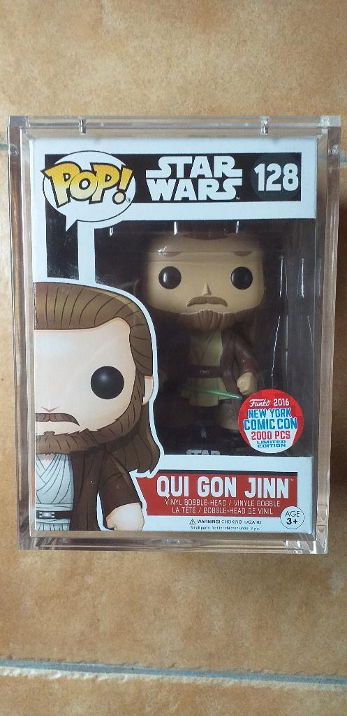 Star wars grail Qui gon jinn comic con exclusive funko pop, Verzamelen, Ophalen of Verzenden, Nieuw, Actiefiguurtje