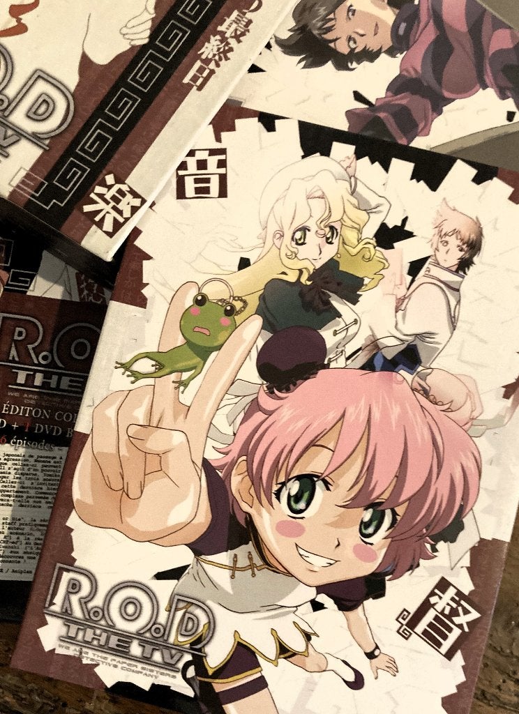R.O.D THE TV Collector KAZÉ Complete 9 dvd's + 5 boekjes, Gebruikt, Tekenfilm, Frans, Anime (Japans)