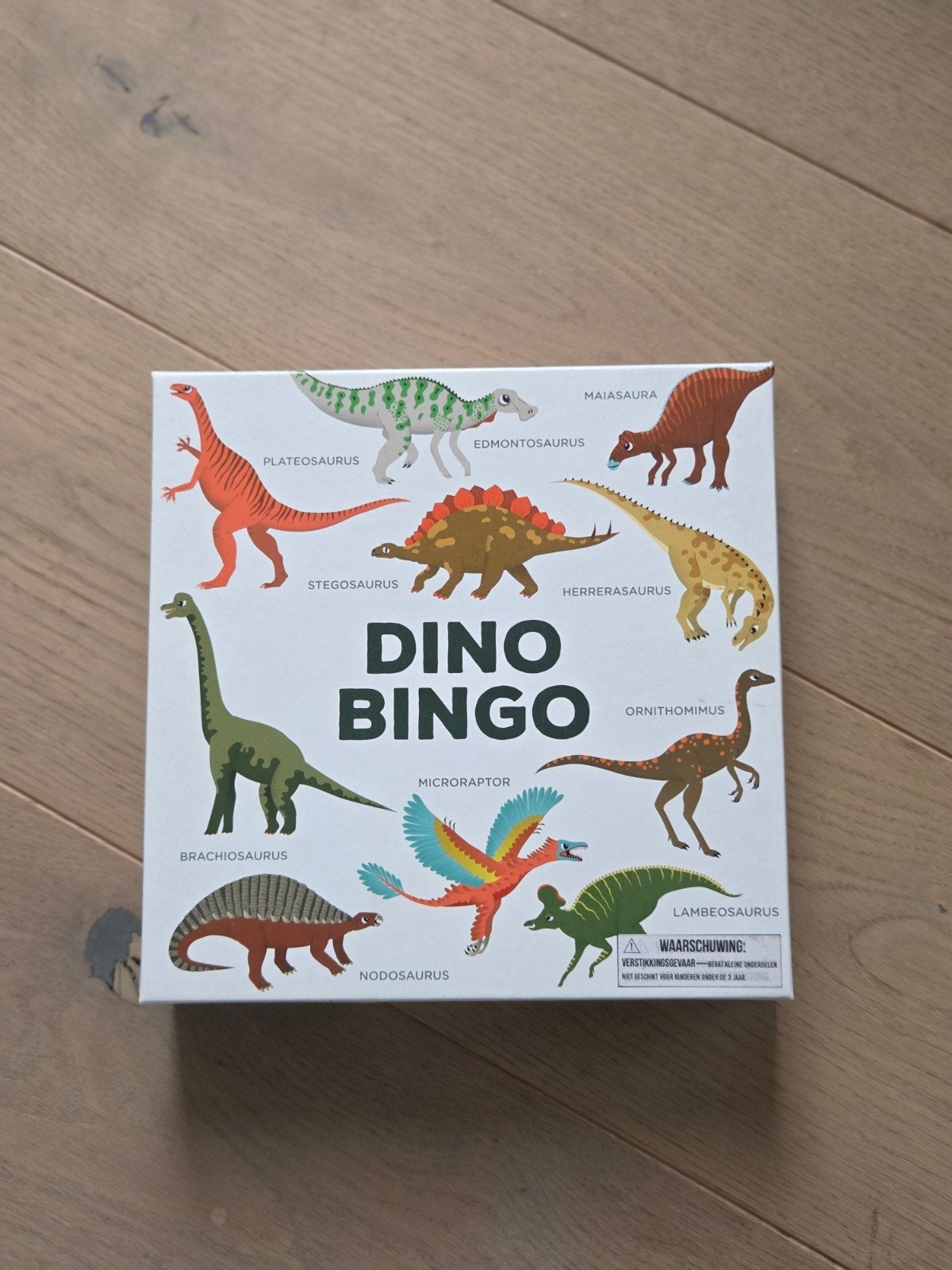 Spel dino bingo, Ophalen