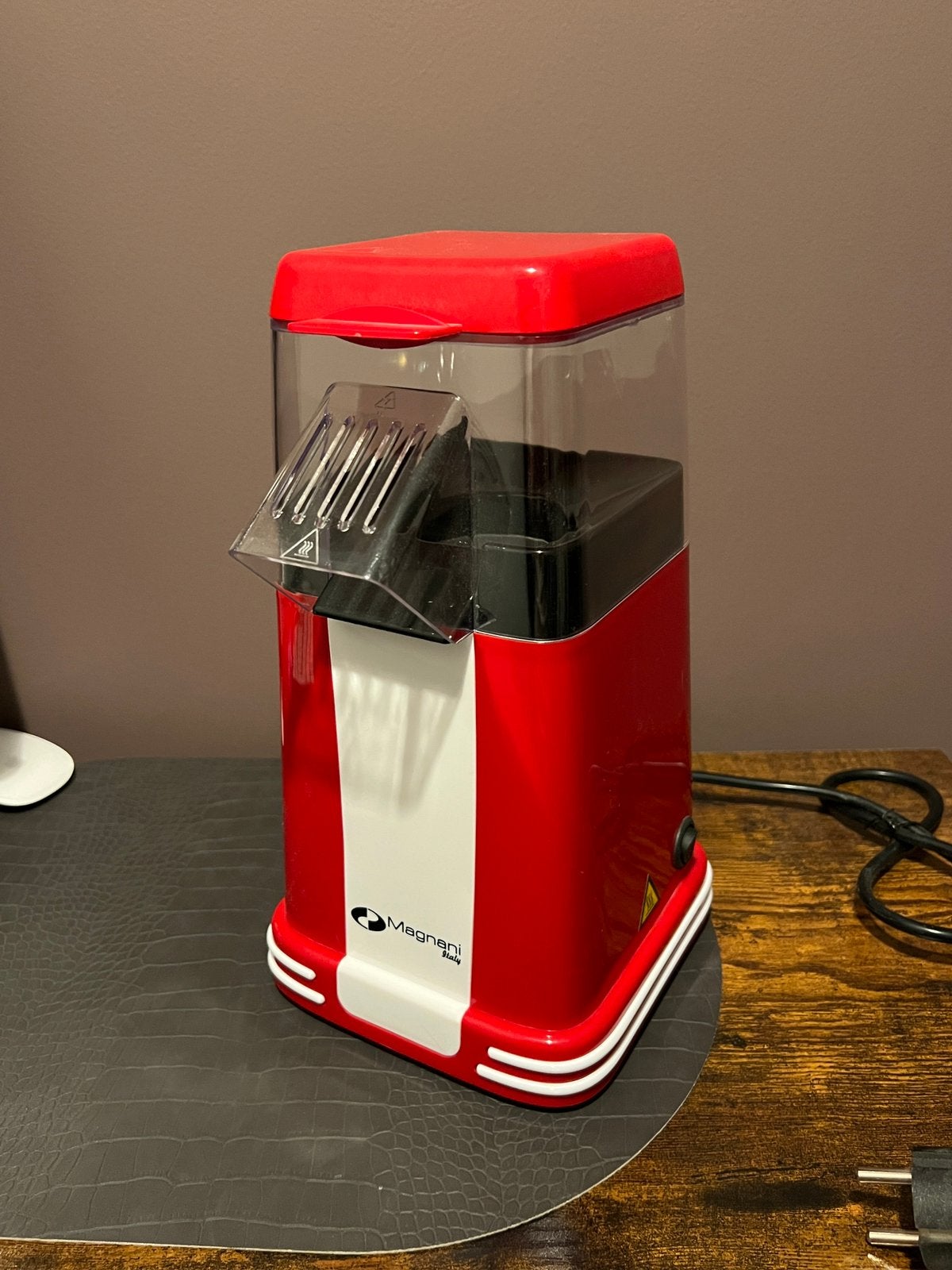 Popcorn machine, Ophalen, Zo goed als nieuw