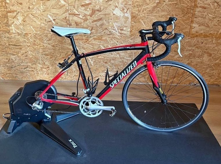 tacx flux s inclusief racefiets, Ophalen