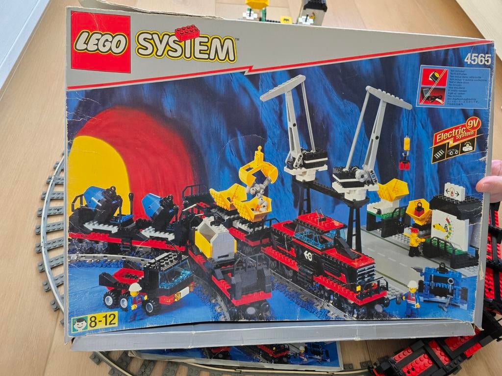 Lego system nr4565 vracht en kraantrein, Ophalen of Verzenden, Gebruikt, Complete set, Lego