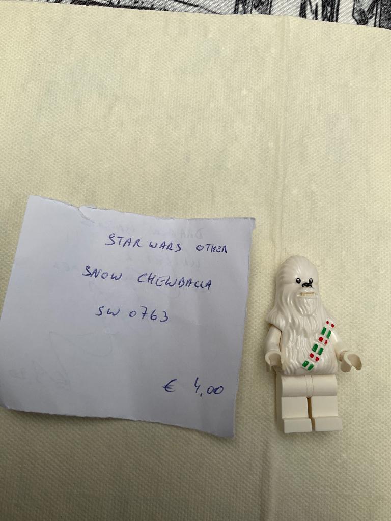 Lego Star Wars minifig sw0763 Snow Chewbacca, Kinderen en Baby's, Ophalen of Verzenden, Zo goed als nieuw, Complete set, Lego