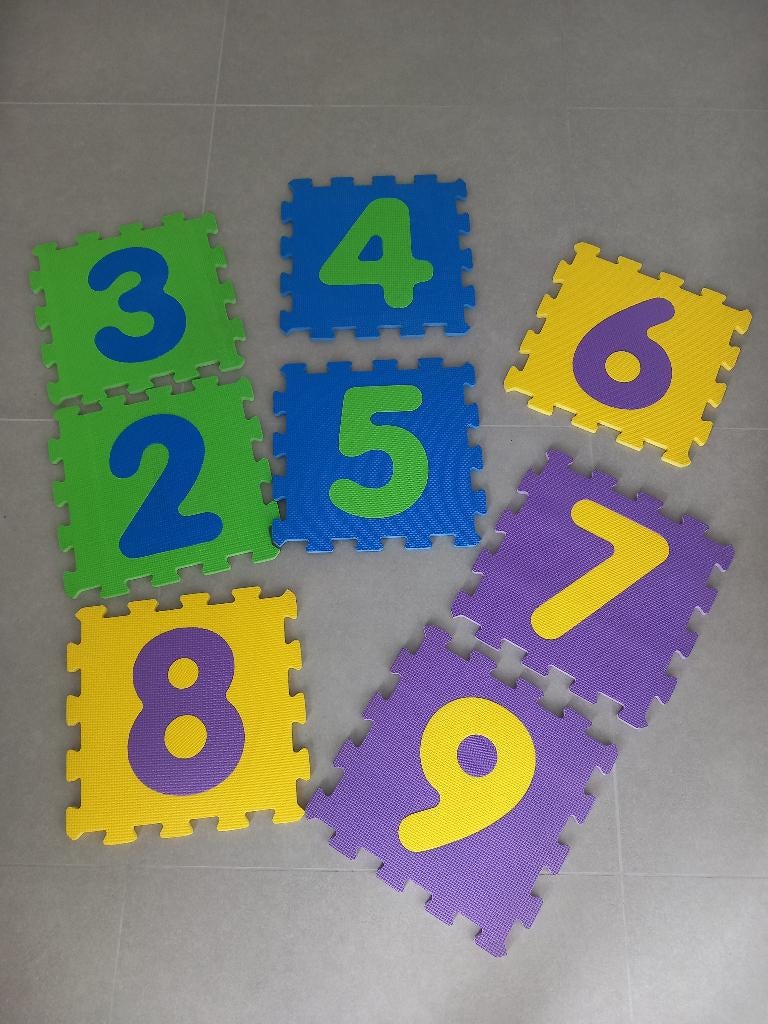 Puzzel tegels, 21 stuks, zeer goede staat!, Ophalen of Verzenden, 10 tot 50 stukjes, Zo goed als nieuw, 6 maanden tot 2 jaar