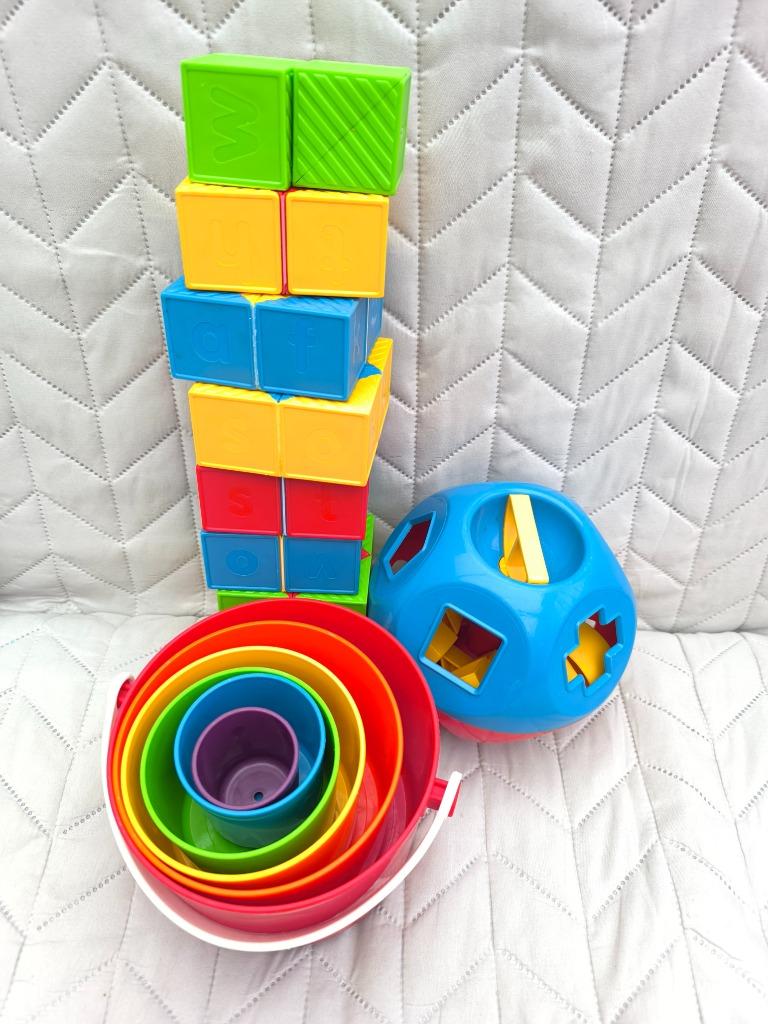 Tupperware Hollebol en Tot-em en Combi Cubes (Vintage), Kinderen en Baby's, Speelgoed | Babyspeelgoed, Zo goed als nieuw, Overige typen