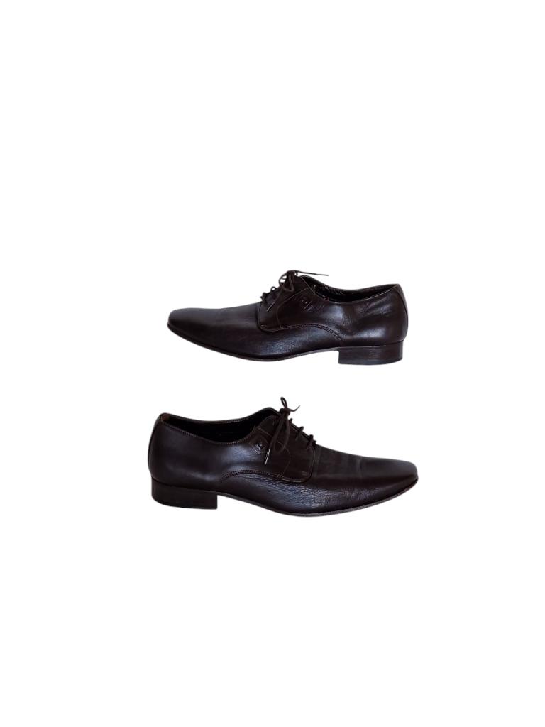 Pierre Cardin herenschoenen maat 41 kleur bruin, Bruin, Ophalen of Verzenden, PIERRE CARDIN, Gedragen